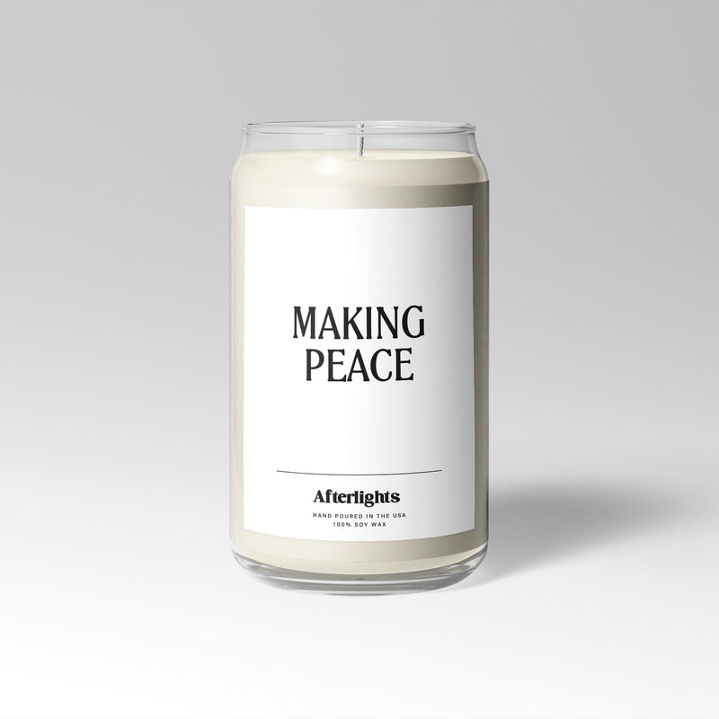 Making Peace - Afterlights soy wax memorial candle